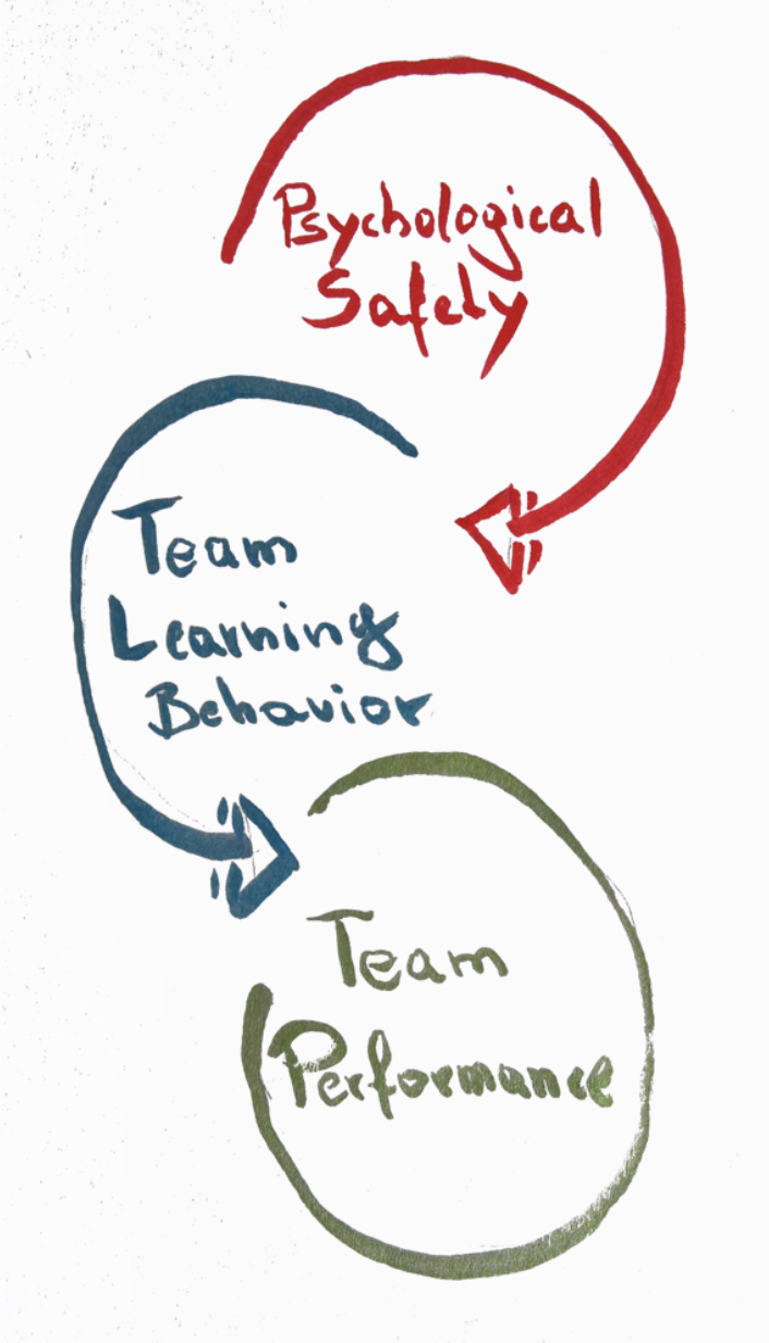 Team Performance, based on psychological safety, fostering learning behaviour