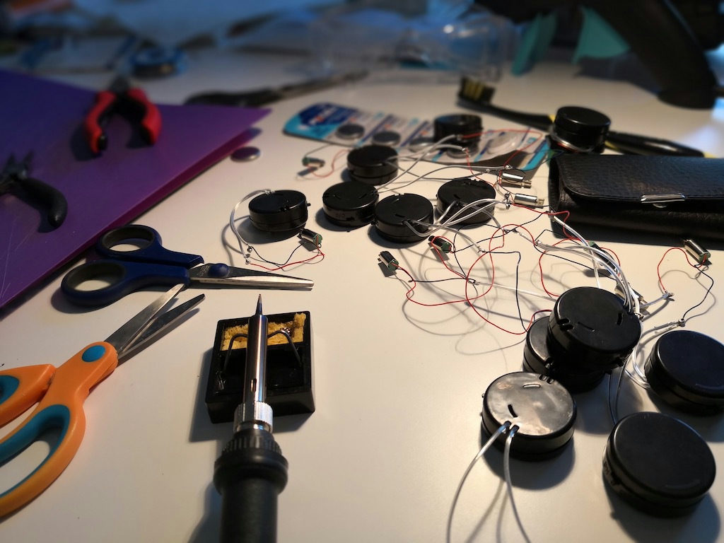 solder the cables
