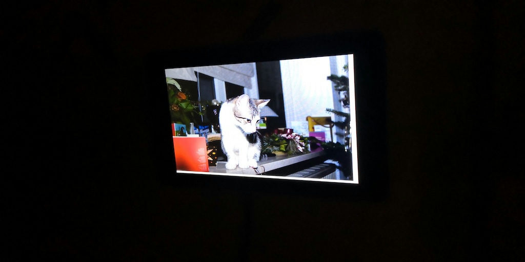 A docker-composed picture frame